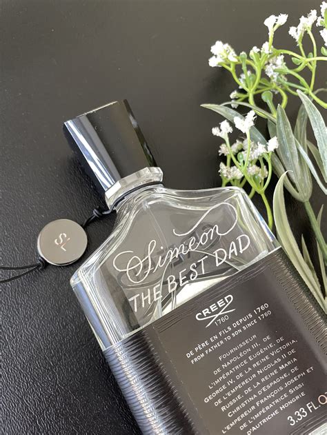 creed perfume engraving service.